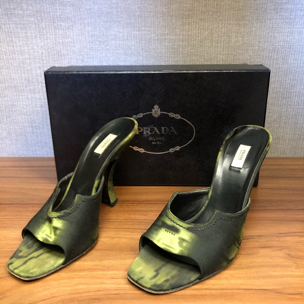 Prada Neoprene Tie Dye Heels